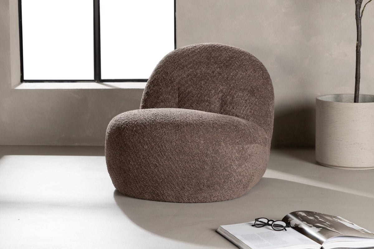 Se Venture Home - Omaha loungestol - Mørkegrå boucle - 65Ã84Ã61 cm ❤ Kæmpe udvalg i Venture Home - Køb online på udsalg og tilbud lige nu ❤ Billig fragt • Hurtig levering - Varenummer: Bolig&Haven-50541615153482 og barcode / Ean: 7340206962775 på lager - Udsalg på Spar stort – op til 53% - Over 2.739 kendte brands på stort udsalg