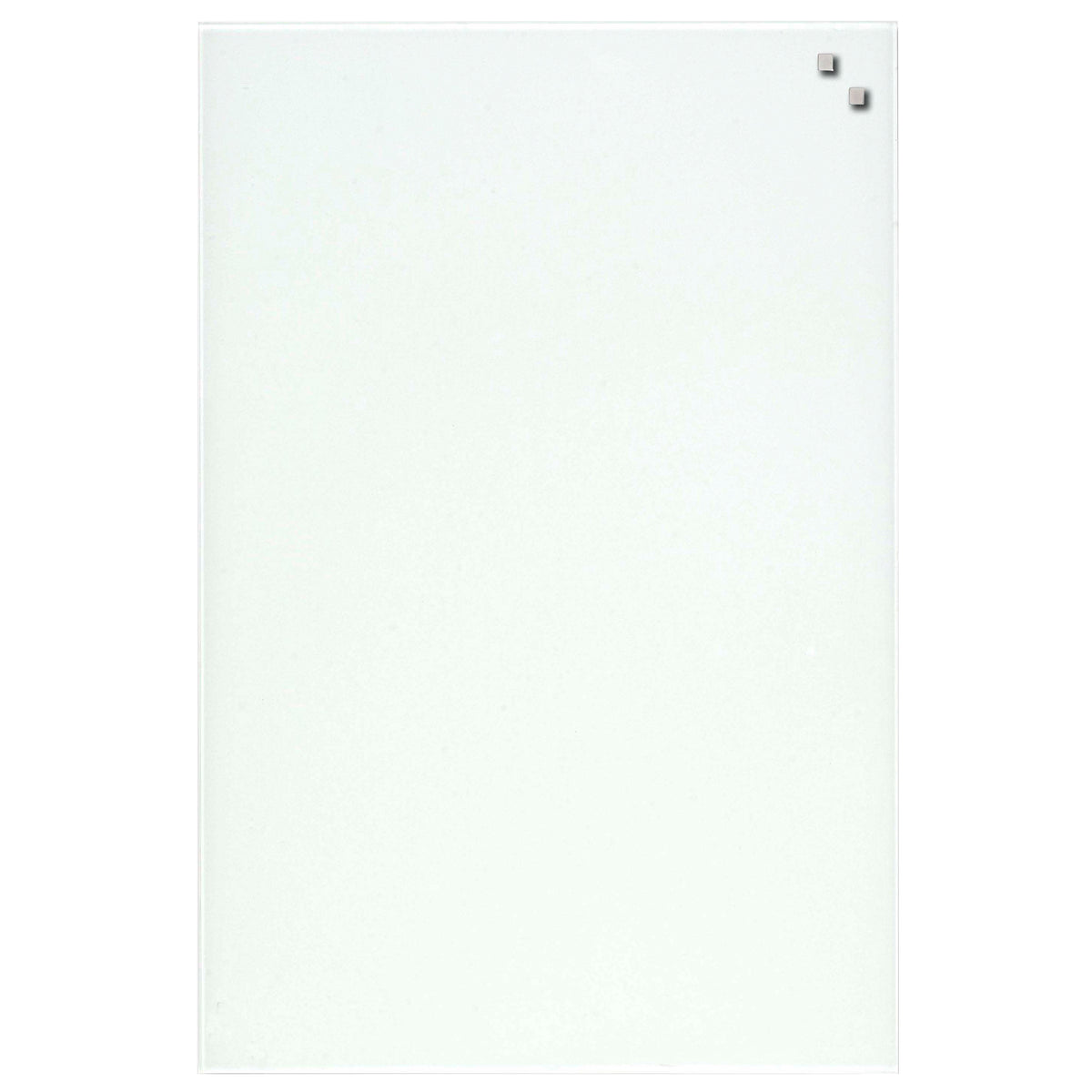 Hvid magnetisk glastavle fra Naga, 30 x 45 cm