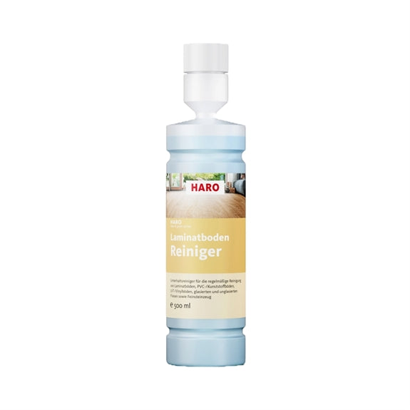 Flaske HARO Clean & Green Active rengøringsmiddel til laminatgulve, 0,5 liter