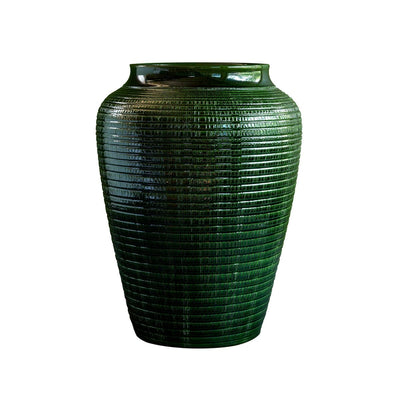 Se Bergs Potter Willow vase glaseret 25 cm Green emerald ✔ Kæmpe udvalg i Bergs Potter ✔ Hurtig levering: 1 - 2 Hverdage samt billig fragt - Varenummer: KTT-41592-01 og barcode / Ean: '842142108158 på lager - Udsalg på Indretning - Dekoration - Vaser Spar op til 66% - Over 1112 kendte brands på udsalg