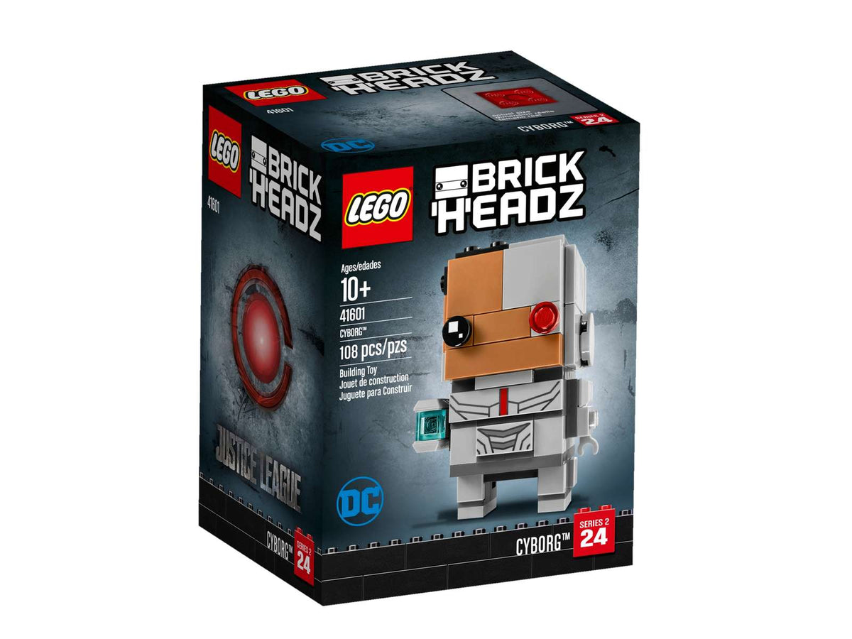 LEGO BrickHeadz byg selv-figur af Cyborg med kanonarm og ansigtsmaske