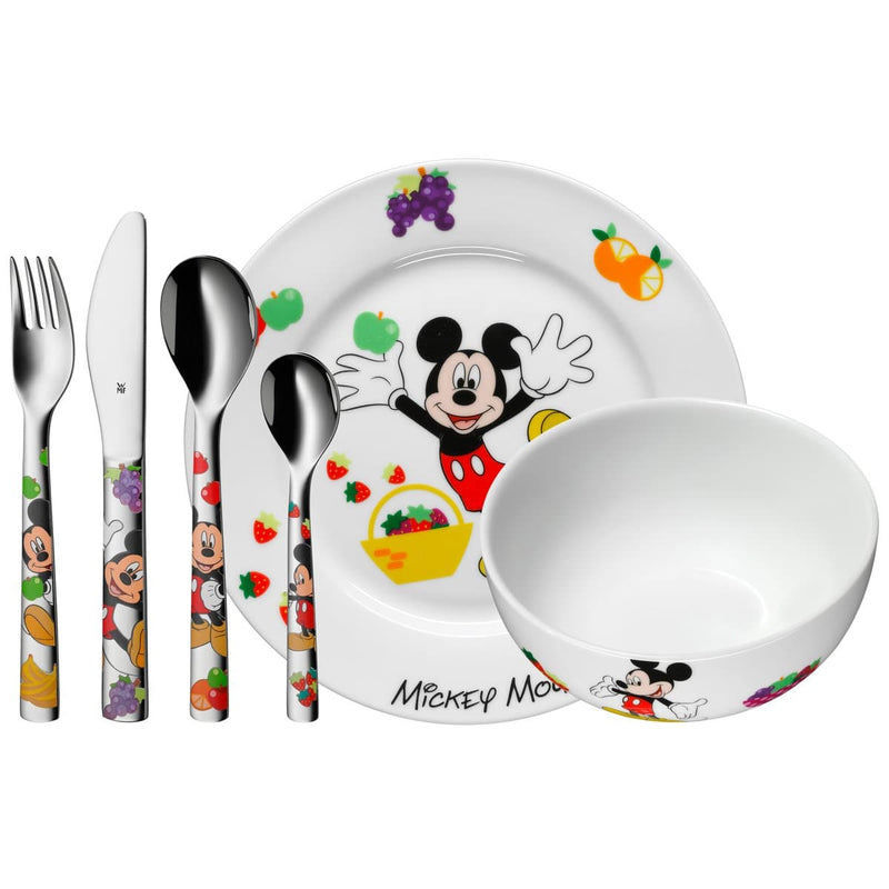 Se WMF WMF børneservice 6 dele Mickey Mouse ✔ Kæmpe udvalg i WMF ✔ Hurtig levering: 1 - 2 Hverdage samt billig fragt - Varenummer: KTT-41775-06 og barcode / Ean: &