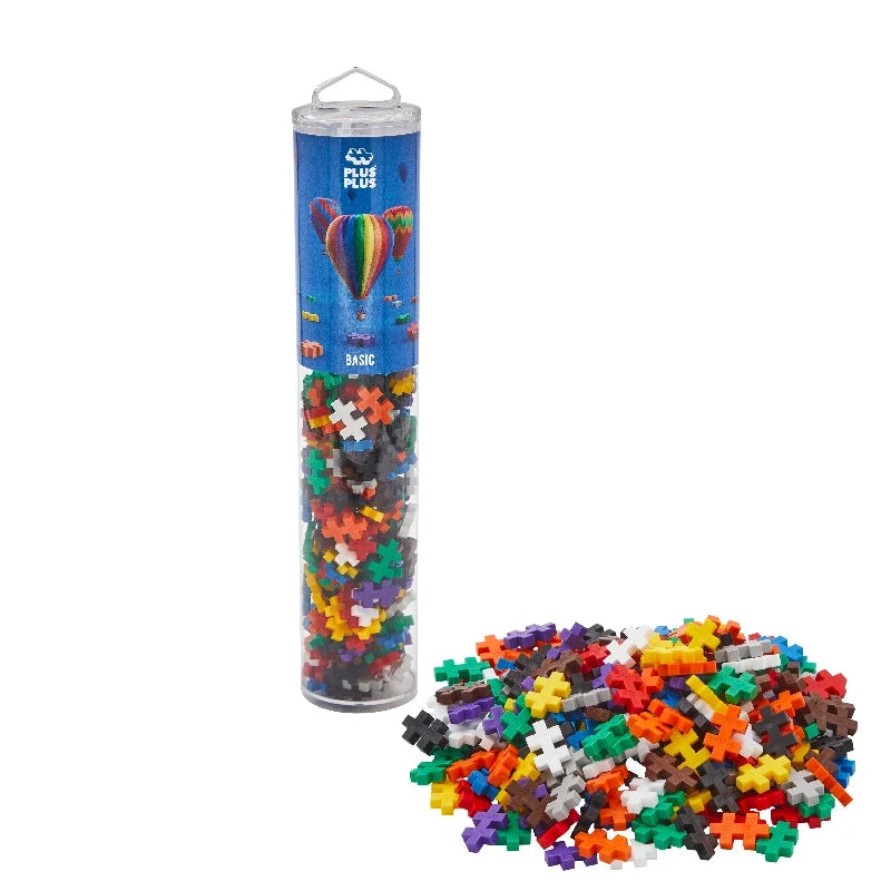 Plus-Plus Tube Basic Mix med 240 brikker i blandede farver