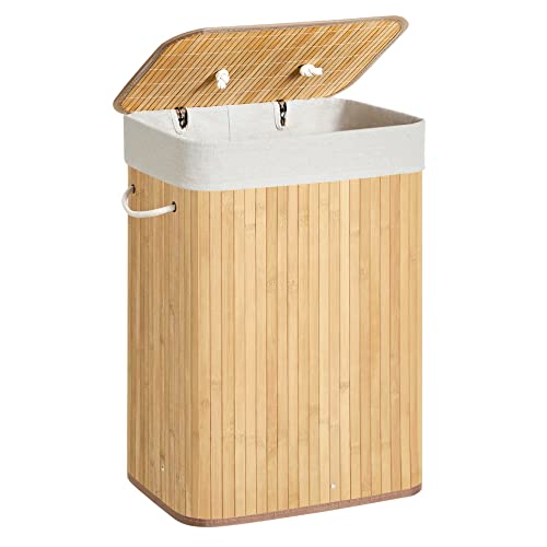 Se SONGMICS vasketøjskurv, foldbar, m. 1 låg, aftageligt og vaskbart for - bomuld og natur bambus ❤ Kæmpe udvalg i Songmics - Køb online på udsalg og tilbud lige nu ❤ Meget billig fragt og hurtig levering: 1 - 2 hverdage - Varenummer: Boboonline-103385 og barcode / Ean: 6955880323944 på lager - Udsalg på Interiør,Diverse opbevaring,Vasketøjskurve,
Interiør,
Diverse opbevaring,
Bestsellers,
Promotion Spar op til 51% - Over 785 kendte brands på udsalg