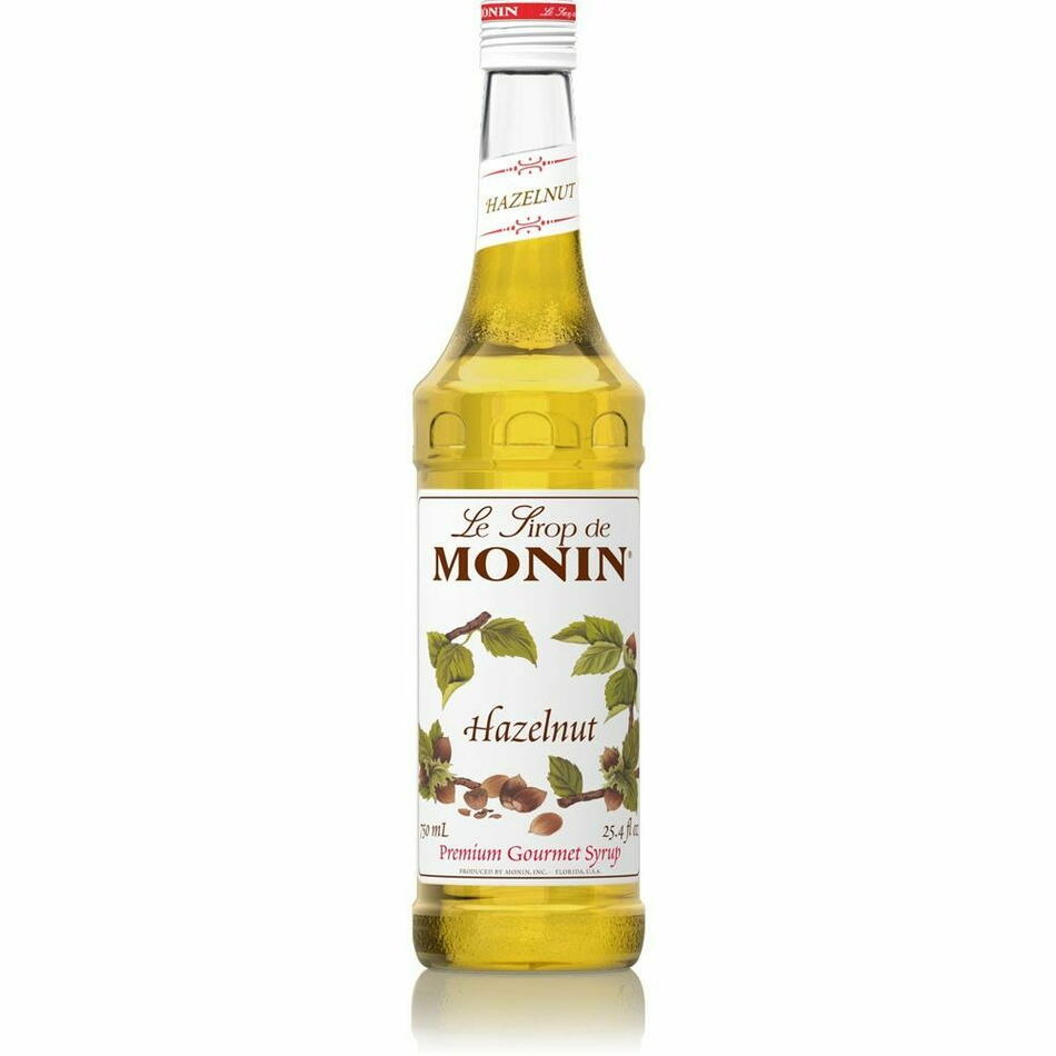 Monin Syrup Hazelnut, sirup med hasselnød til kaffe og te