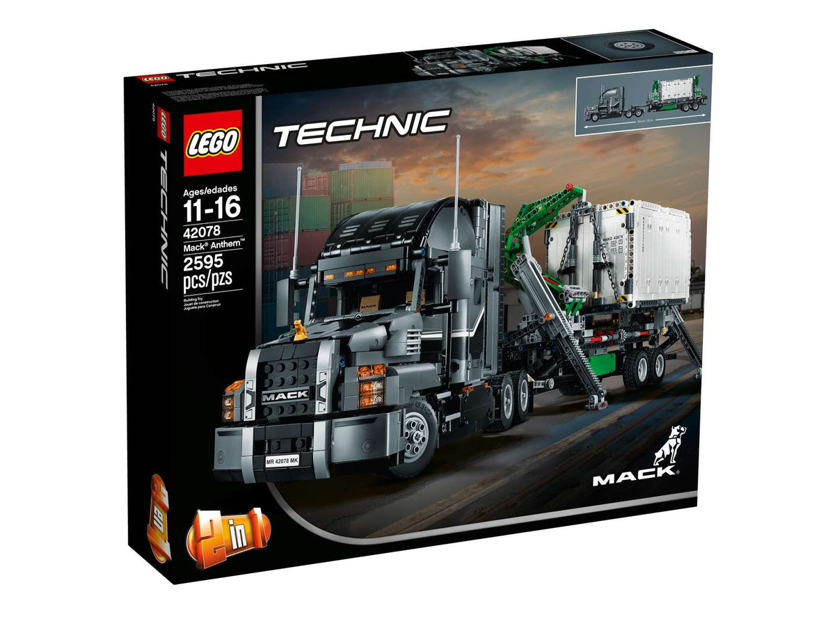 LEGO Technic Mack Anthem (42078) lastbil med anhænger i uåbnet æske