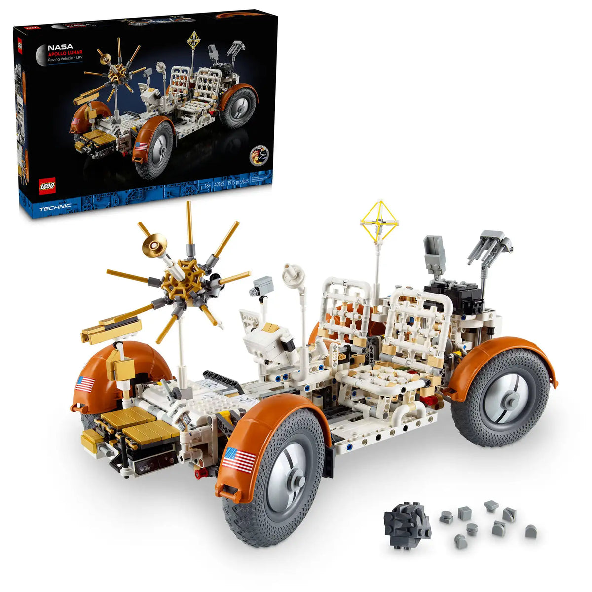 LEGO Technic NASA Apollo-månebil LRV 42182 udstillingsmodel til voksne