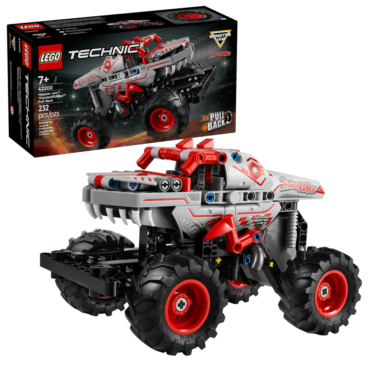 LEGO Technic Monster Jam ThunderROARus pull-back (42200) legetøjstruck