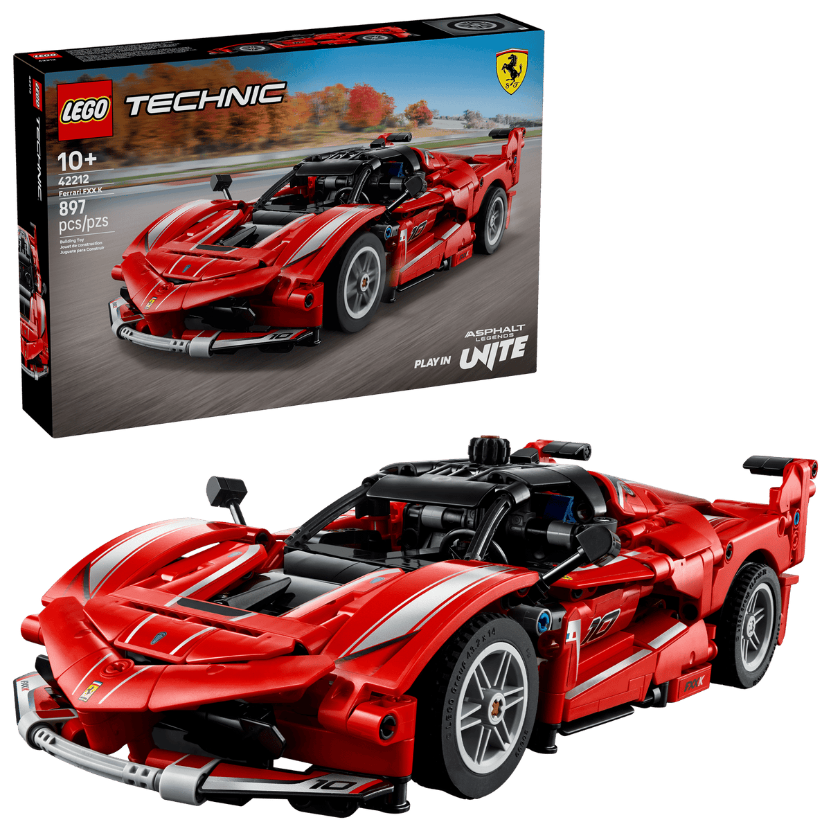 LEGO Technic Ferrari FXX K modelbil, byggesæt 42212 til børn fra 10 år