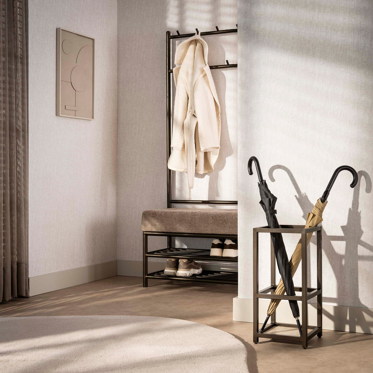 Se Iluvias - Paraplyholder i bronzefarvet metal med et kvadratisk design ❤ Kæmpe udvalg i 3-nordic - Køb online på udsalg og tilbud lige nu ❤ Lav fragtpris og hurtig levering - Varenummer: 3-nordic-8929 og barcode / Ean: på lager - Udsalg på Entre - Paraplyholdere Få op til 69% i rabat - Find over 1.798 brands på udsalg