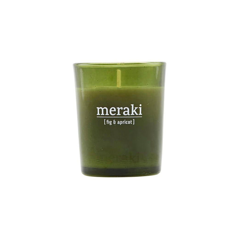 Se Meraki Meraki duftlys grønt glas 12 timer Fig-apricot ✔ Kæmpe udvalg i Meraki ✔ Hurtig levering: 1 - 2 Hverdage samt billig fragt - Varenummer: KTT-42379-03 og barcode / Ean: &