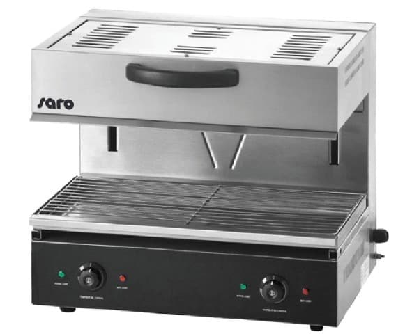SARO Pavia2 kompakt elektrisk salamander og toaster til toast og panini