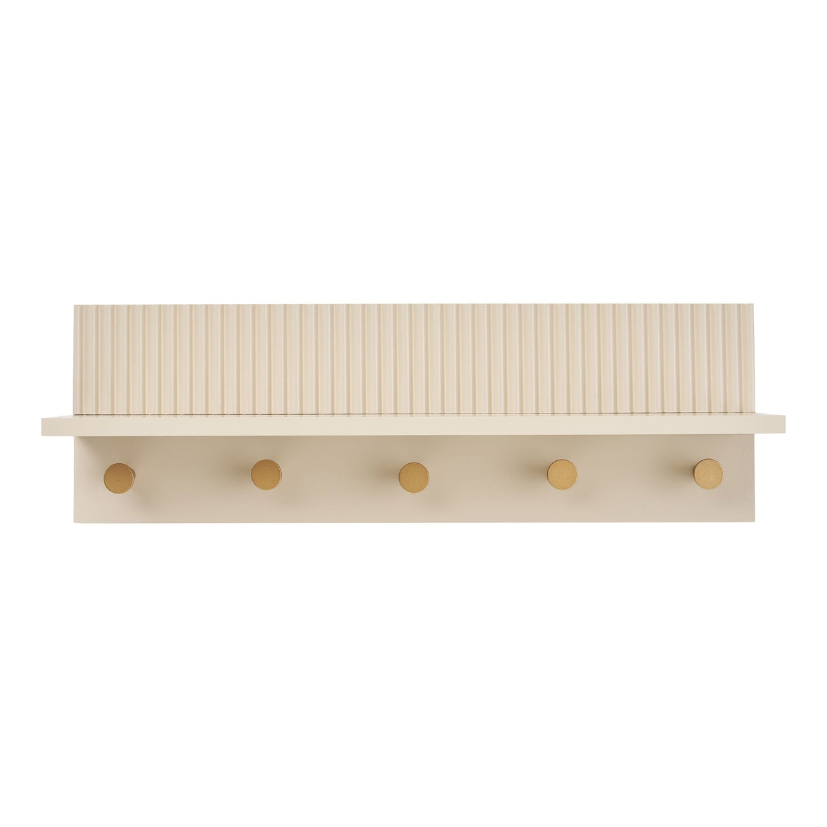 Se House Nordic - Rocca væghylde med knager - Beige - 50Ã12Ã16 cm ❤ Kæmpe udvalg i House Nordic - Køb online på udsalg og tilbud lige nu ❤ Billig fragt • Hurtig levering - Varenummer: Bolig&Haven-52769522843978 og barcode / Ean: 5713917038282 på lager - Udsalg på Store besparelser – op til 71% - Shop over 2.281 kendte brands på udsalg