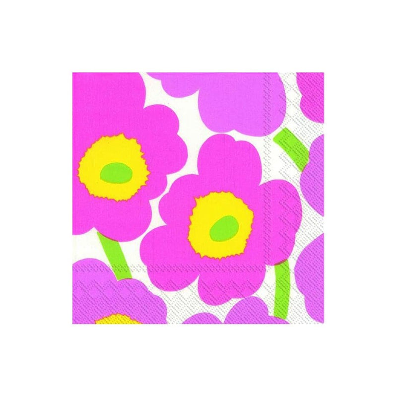 Se Marimekko Unikko servietter 33x33 cm 20-pak Pink ✔ Kæmpe udvalg i Marimekko ✔ Hurtig levering: 1 - 2 Hverdage samt billig fragt - Varenummer: KTT-43230-10 og barcode / Ean: &