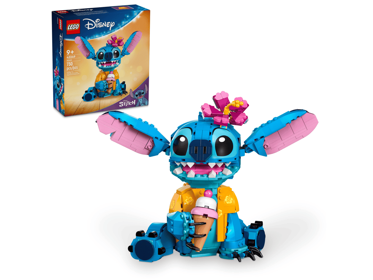 LEGO Disney Stitch, sæt 43249, rumvæsenet fra Lilo og Stitch i hawaiiskjorte