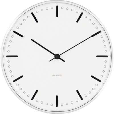 Se Arne Jacobsen Clocks AJ City Hall Vægur 29 cm. Str Ø: 29 cm. - Ure & Vejrstationer ❤ Stort online udvalg i Arne Jacobsen Clocks ❤ Meget billig fragt og hurtig levering: 1 - 2 hverdage - Varenummer: MGS-S00056720 og barcode / Ean: 5709513436416 på lager - Udsalg på Bolig - Interiør - Ure & vejrstationer Spar op til 54% - Over 1124 kendte brands på udsalg