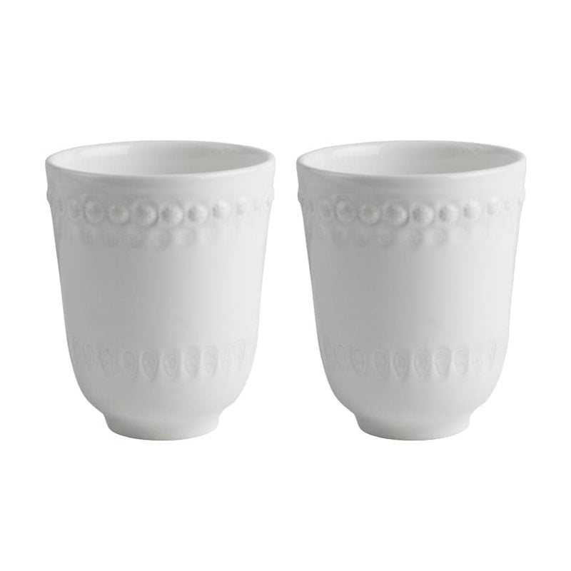 Se PotteryJo Daisy krus 35 cl 2-pak White (hvid) ✔ Kæmpe udvalg i PotteryJo ✔ Hurtig levering: 1 - 2 Hverdage samt billig fragt - Varenummer: KTT-43871-04 og barcode / Ean: &