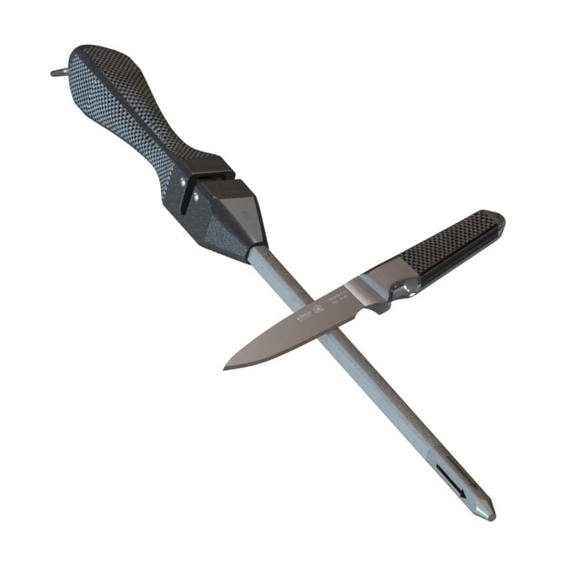 Se De Buyer Quintum strygestål med knivsliber Sort ✔ Kæmpe udvalg i De Buyer ✔ Hurtig levering: 1 - 2 Hverdage samt billig fragt - Varenummer: KTT-43934-01 og barcode / Ean: &