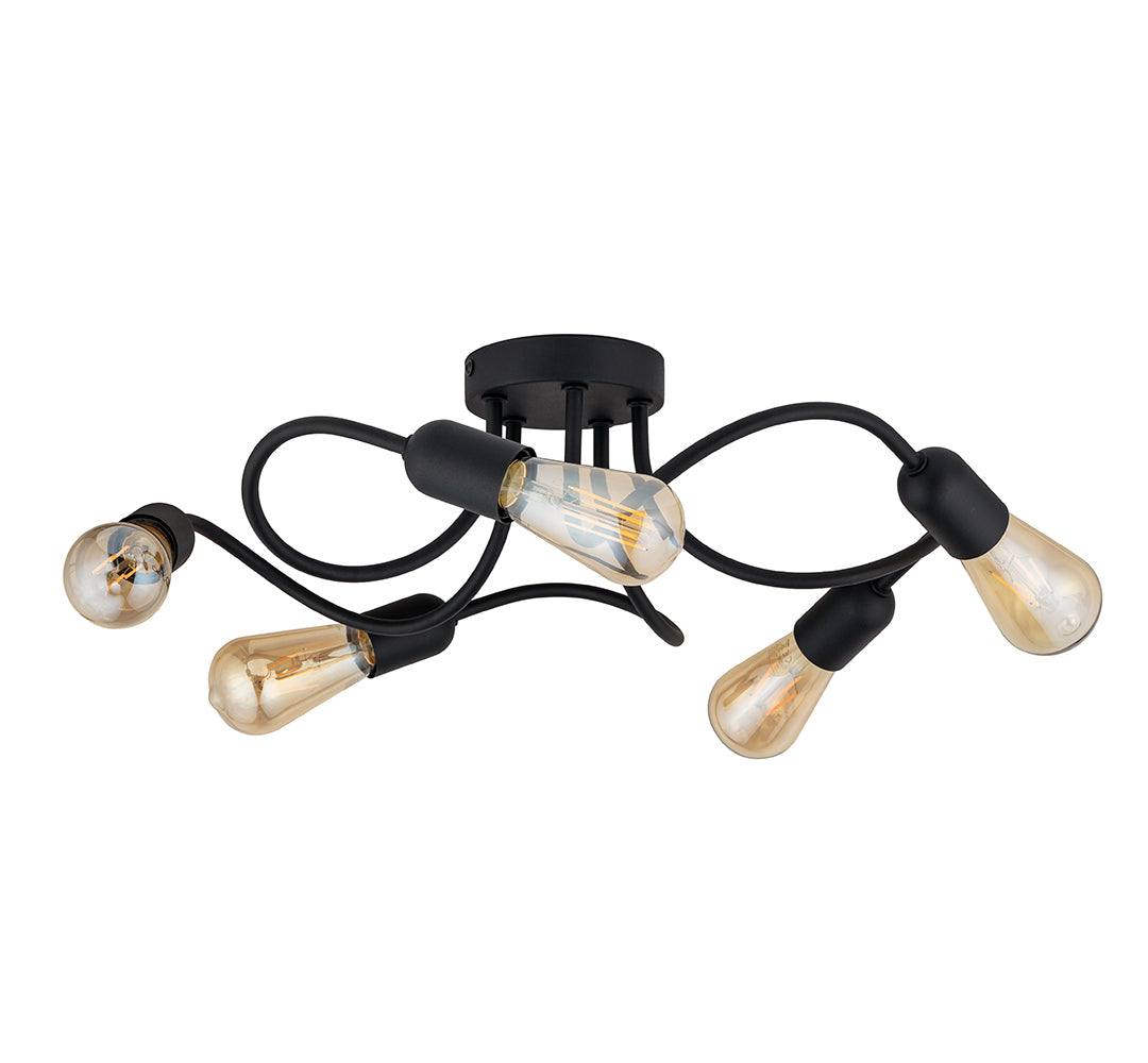 Se TK Wave loftlampe, m. plads til 5 pærer - sort metal ❤ Kæmpe udvalg i TK - Køb online på udsalg og tilbud lige nu ❤ Meget billig fragt og hurtig levering: 1 - 2 hverdage - Varenummer: Boboonline-104115 og barcode / Ean: 5901780544089 på lager - Udsalg på Interiør,Belysning,Lamper,Loftlamper,
Lamper - nyheder,
Interiør,
Belysning,
Lamper, Spar op til 51% - Over 785 kendte brands på udsalg