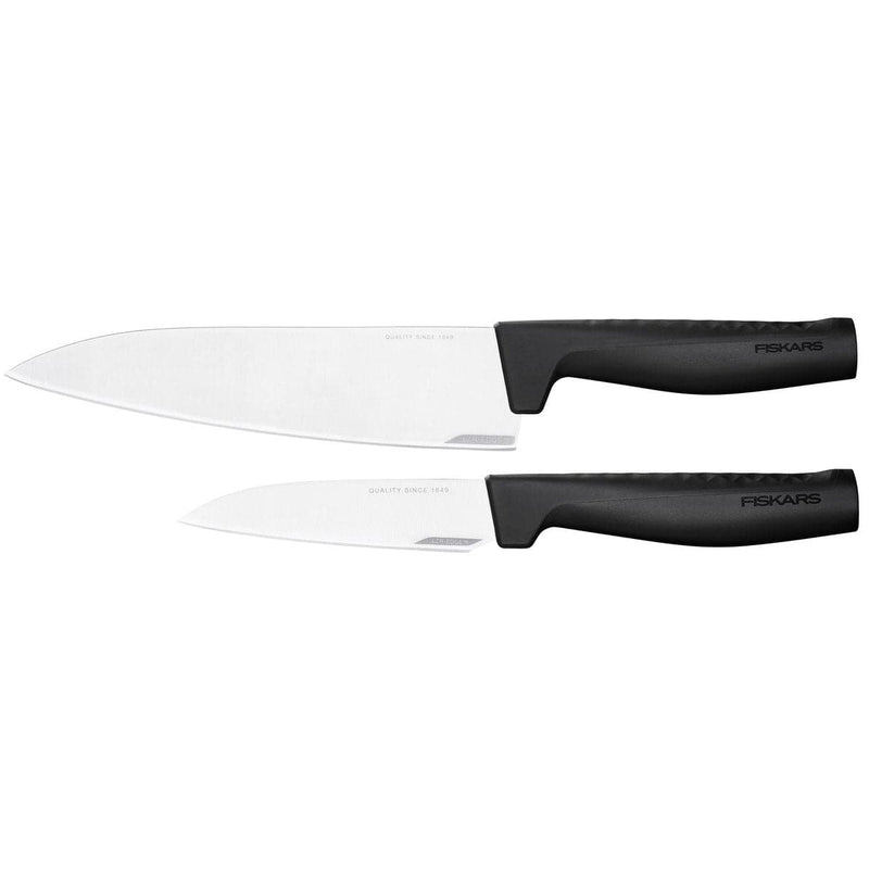 Se Fiskars Hard Edge knivsæt kokkekniv og grøntsagskniv 2 dele ✔ Kæmpe udvalg i Fiskars ✔ Hurtig levering: 1 - 2 Hverdage samt billig fragt - Varenummer: KTT-44294-01 og barcode / Ean: &