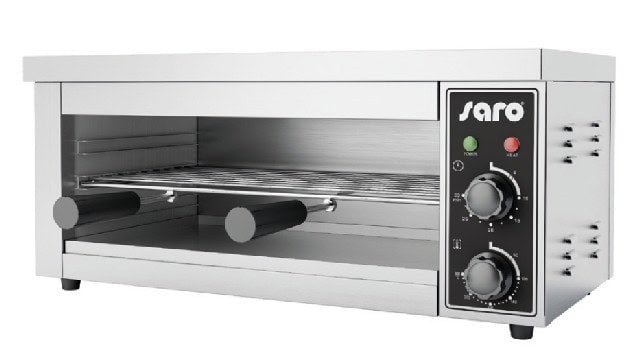 SARO salamander grill LYNN i rustfrit stål med timer