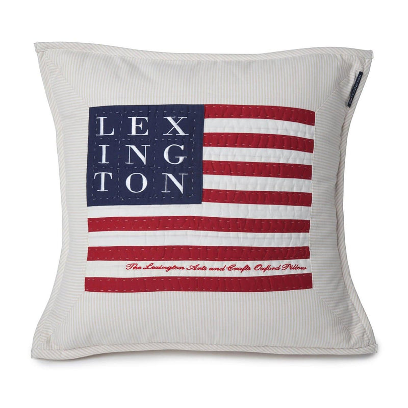 Se Lexington Icons Arts & Crafts pudebetræk 50x50 cm Beige/White ✔ Kæmpe udvalg i Lexington ✔ Hurtig levering: 1 - 2 Hverdage samt billig fragt - Varenummer: KTT-44412-01 og barcode / Ean: &
