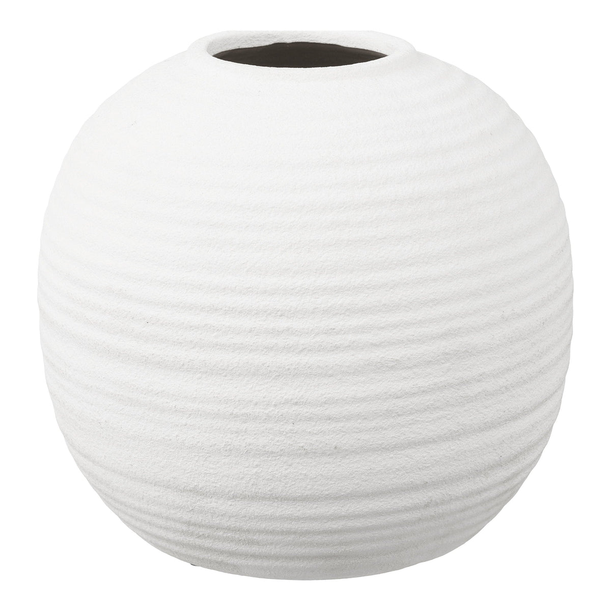 Stor hvid keramikvase fra House Nordic, Ø30 x 28,5 cm