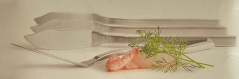 Sagaform Fiske Spiseknive   4 stk    Stål