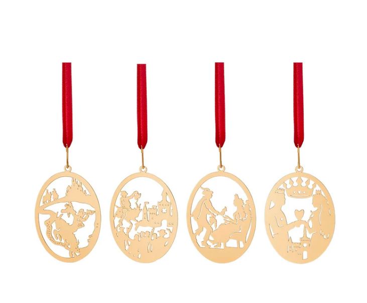 H.C. Andersen Julepynt Klods-Hans 4 stk Eventyr