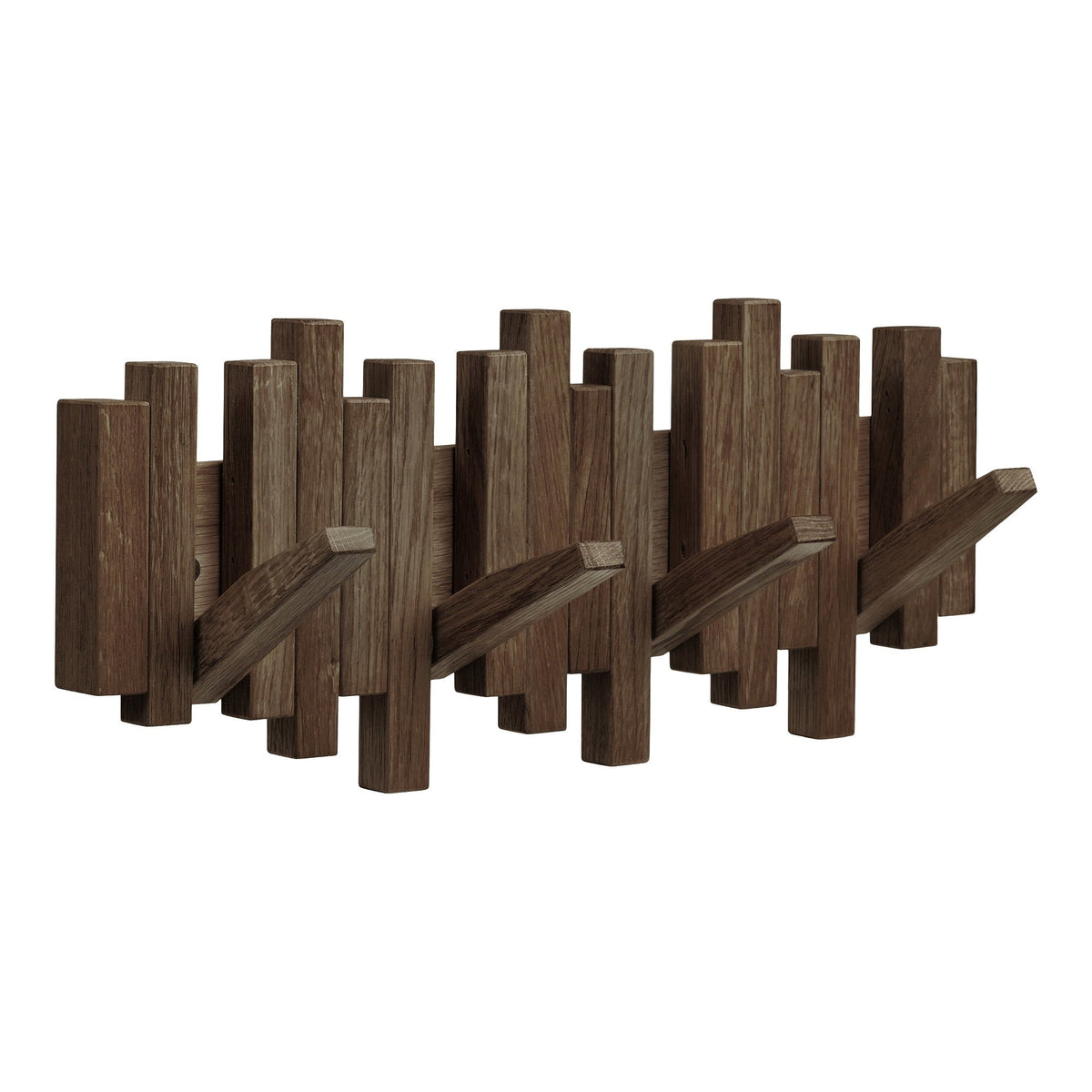 Caltra knagerække i mørkebrun eg fra House Nordic, 40 x 18 cm