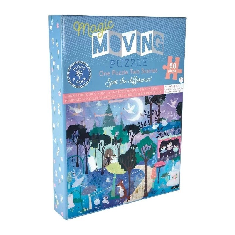 Floss & Rock Magic Moving puslespil med 50 brikker og motivet Enchanted