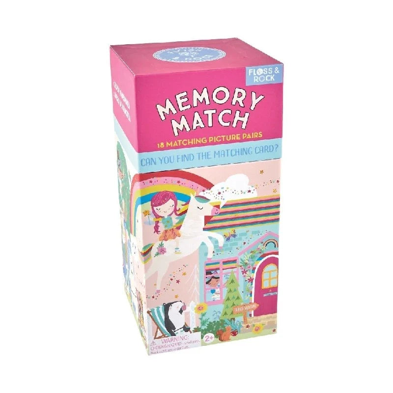 Floss & Rock vendespil Rainbow Fairy med illustrerede kort med feer og fantasidyr