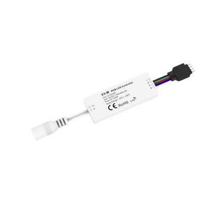 LEDlife rWave mini RGB controller - 12V (72W), 24V (144W), med DC stik