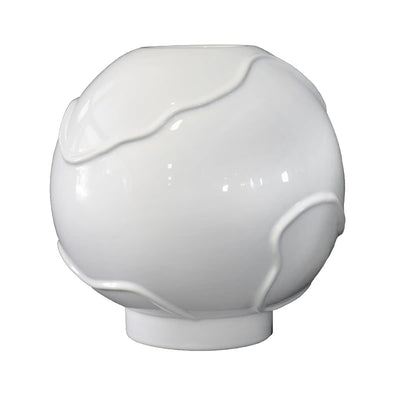 Se DBKD Form vase Ø25 cm Shiny white ✔ Kæmpe udvalg i DBKD ✔ Hurtig levering: 1 - 2 Hverdage samt billig fragt - Varenummer: KTT-45263-01 og barcode / Ean: '7350046505919 på lager - Udsalg på Indretning - Dekoration - Vaser Spar op til 64% - Over 785 kendte brands på udsalg