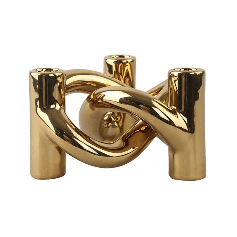 Se Cooee Design Lykke Three lysestage Gold ✔ Kæmpe udvalg i Cooee Design ✔ Hurtig levering: 1 - 2 Hverdage samt billig fragt - Varenummer: KTT-46208-03 og barcode / Ean: &