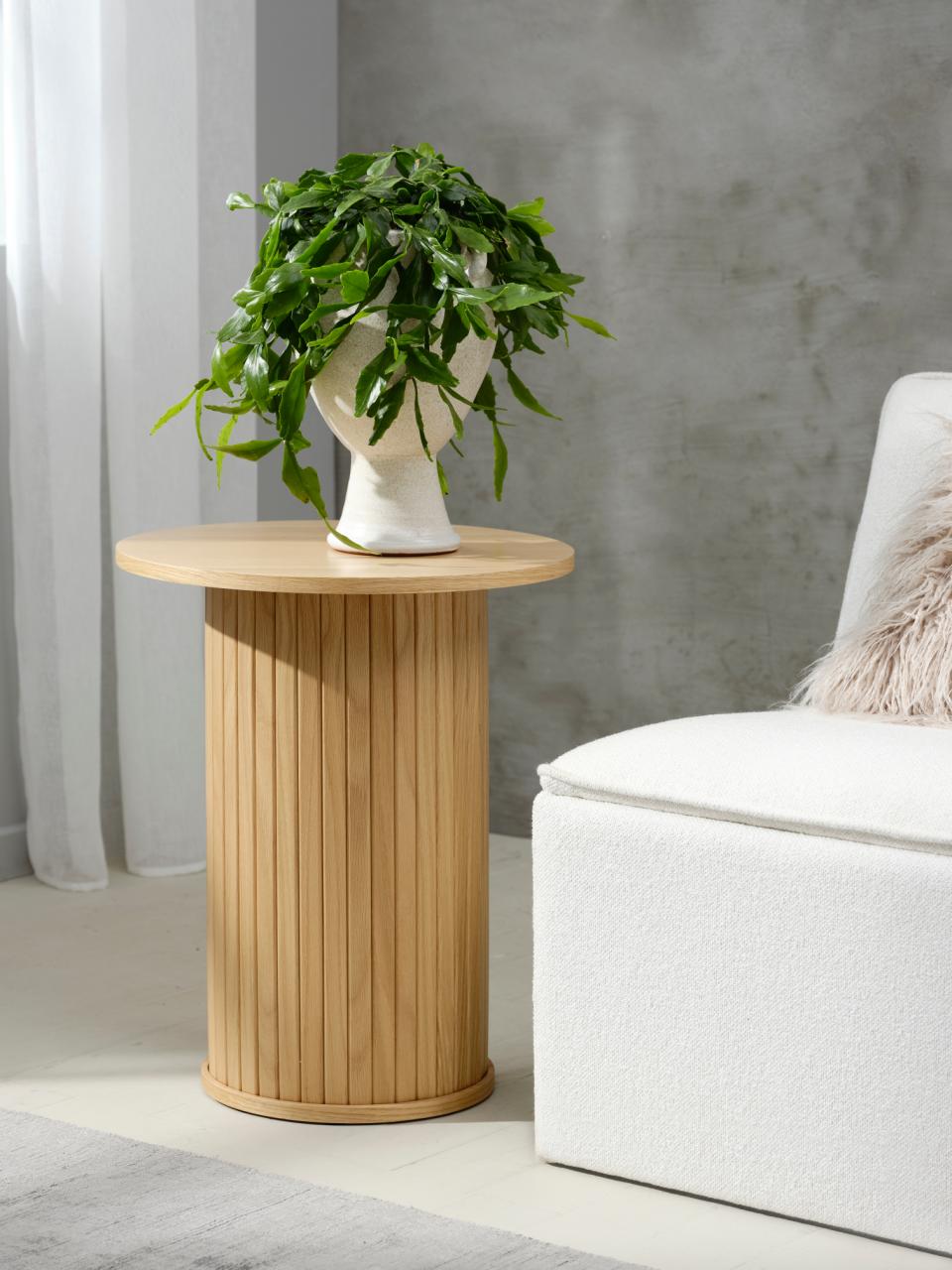 Se Nola Søjlebord, Ø50 cm - Naturlig Eg ❤ Kæmpe udvalg i Unique furniture - Køb online på udsalg og tilbud lige nu ❤ Meget billig fragt og hurtig levering - Varenummer: Bolig&Haven-53109281620298 og barcode / Ean: 5704745197937 på lager - Udsalg på Store besparelser – op til 67% - Spar stort på mere end 2.739 brands