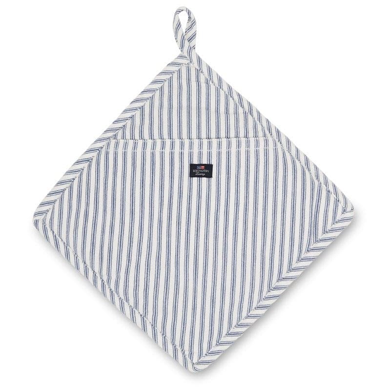 Se Lexington Icons Herringbone Striped grydelap Blue/White ✔ Kæmpe udvalg i Lexington ✔ Hurtig levering: 1 - 2 Hverdage samt billig fragt - Varenummer: KTT-46809-02 og barcode / Ean: &