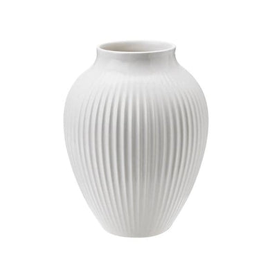 Se Knabstrup Keramik Knabstrup vase riflet 12,5 cm Hvid ✔ Kæmpe udvalg i Knabstrup Keramik ✔ Hurtig levering: 1 - 2 Hverdage samt billig fragt - Varenummer: KTT-47019-01 og barcode / Ean: '5713959012363 på lager - Udsalg på Indretning - Dekoration - Vaser Spar op til 52% - Over 1334 design brands på udsalg