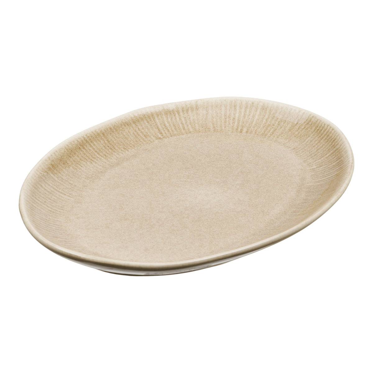 Viola serveringsfad i beige stentøj fra House Nordic