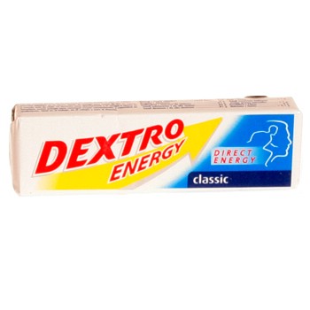Pakke med Dextro Energi druesukkertabletter i varianten Neutral, 47 g