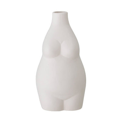 Se Bloomingville Elora vase 18 cm Hvid ✔ Kæmpe udvalg i Bloomingville ✔ Hurtig levering: 1 - 2 Hverdage samt billig fragt - Varenummer: KTT-47384-01 og barcode / Ean: '5711173260225 på lager - Udsalg på Indretning - Dekoration - Vaser Spar op til 65% - Over 1334 design brands på udsalg
