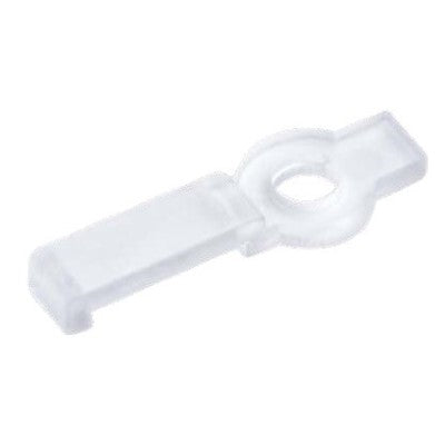 20 stk. klare monteringsklips til LED strip - 8mm, passer til IP20 strips
