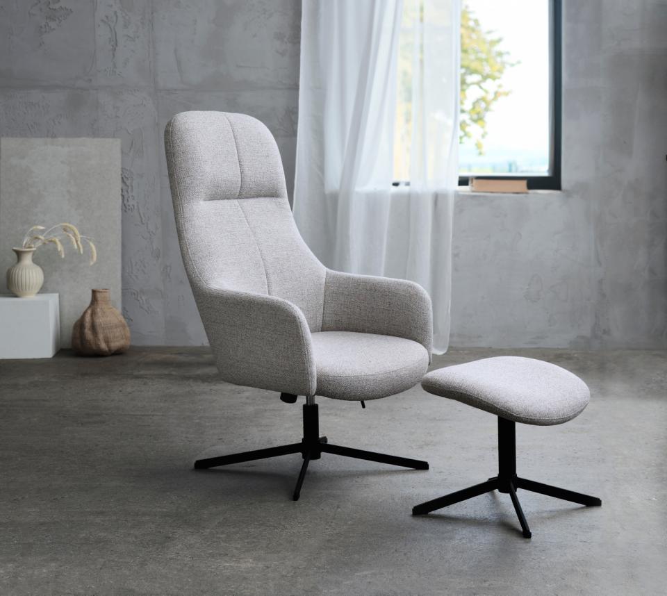 Se Manning Lænestol, med Fodskammel, Lysegrå, 67x78x116,5 cm ❤ Kæmpe udvalg i Unique furniture - Køb online på udsalg og tilbud lige nu ❤ Hurtig levering til lave fragtpriser - Varenummer: Bolig&Haven-53109277491530 og barcode / Ean: 5704745149233 på lager - Udsalg på Spar stort – op til 59% - Over 2.739 kendte brands på stort udsalg