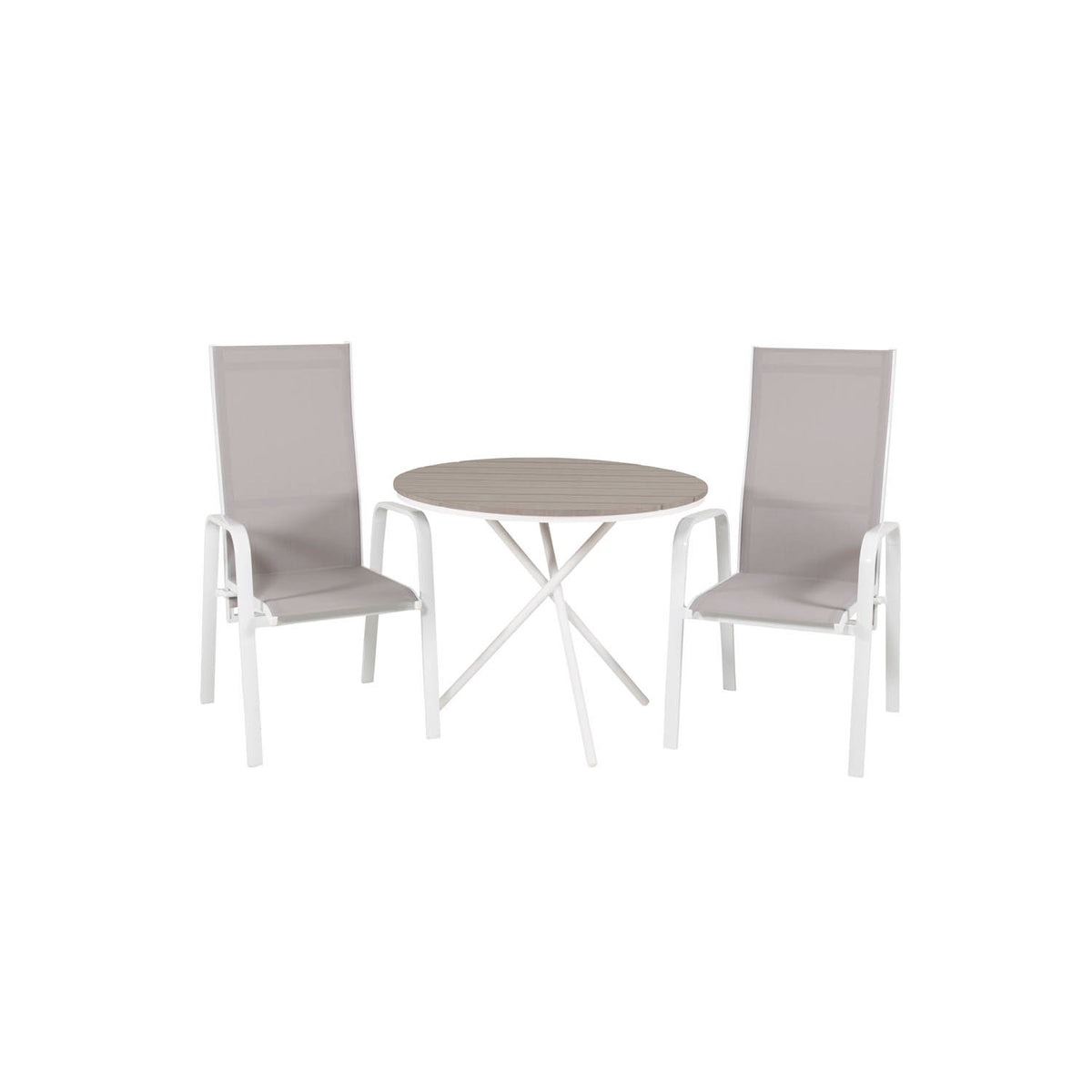 Se VENTURE DESIGN havesæt m. Parma bord (Ø 90) og 2 Copacabana stole m. recliner - hvid alu/grå textile ❤ Kæmpe udvalg i Venture Design - Køb online på udsalg og tilbud lige nu ❤ Super billig fragt og lynhurtig levering - Varenummer: Boboonline-49297 og barcode / Ean: på lager - Udsalg på Udendørs møbler,Havemøbelsæt,
Altanmøbler,
Terrasse og have,
Havemøbelsæt til 2 personer,
Terrasse og have, Spar stort – op til 71% - Kæmpe udsalg på over 2.739 brands