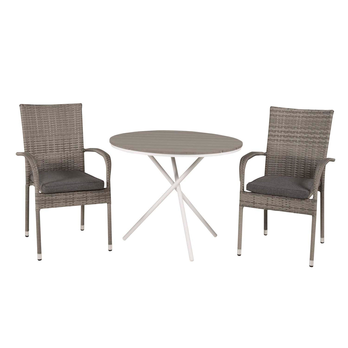 Se VENTURE DESIGN havesæt m. Parma bord (Ø 90) og 2 Anna stole m. armlæn - hvid alu/grå rattan/aintwood ❤ Kæmpe udvalg i Venture Design - Køb online på udsalg og tilbud lige nu ❤ Hurtig levering til lave fragtpriser - Varenummer: Boboonline-49299 og barcode / Ean: 7340220863966 på lager - Udsalg på Udendørs møbler,Havemøbelsæt,
Altanmøbler,
Terrasse og have,
Havemøbelsæt til 2 personer,
Altansæt, Op til 63% rabat - Over 2.739 mærker samlet ét sted