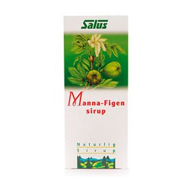 Flaske med Salus Manna-Figen sirup Schönenberger, 200 ml
