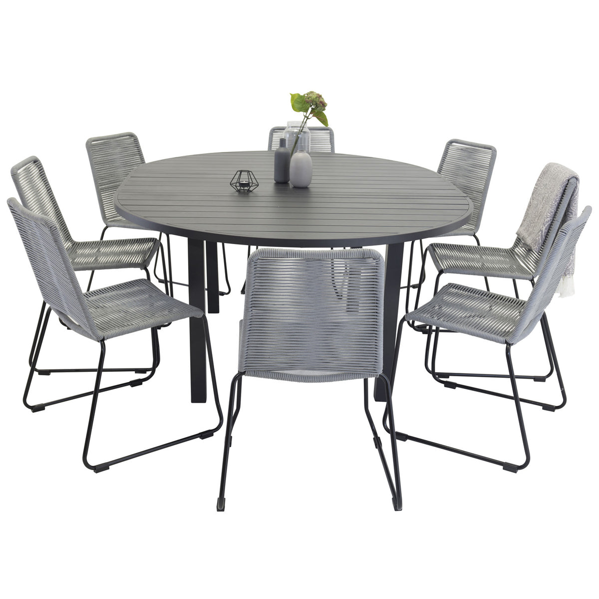 Se VENTURE DESIGN havesæt m. Marbella bord og 8 Lindos stole - sort alu/grå reb ❤ Kæmpe udvalg i Venture Design - Køb online på udsalg og tilbud lige nu ❤ Meget billig fragt og hurtig levering - Varenummer: Boboonline-49414 og barcode / Ean: på lager - Udsalg på Udendørs møbler,Havemøbelsæt,
Terrasse og have,
Havemøbelsæt til 8 personer,
Terrasse og have,
Udendørs møbler, Op til 63% rabat - Mere end 1.329 populære mærker på udsalg