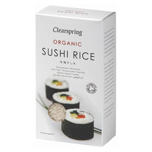 Pakke med Clearspring økologisk sushiris, 500 g