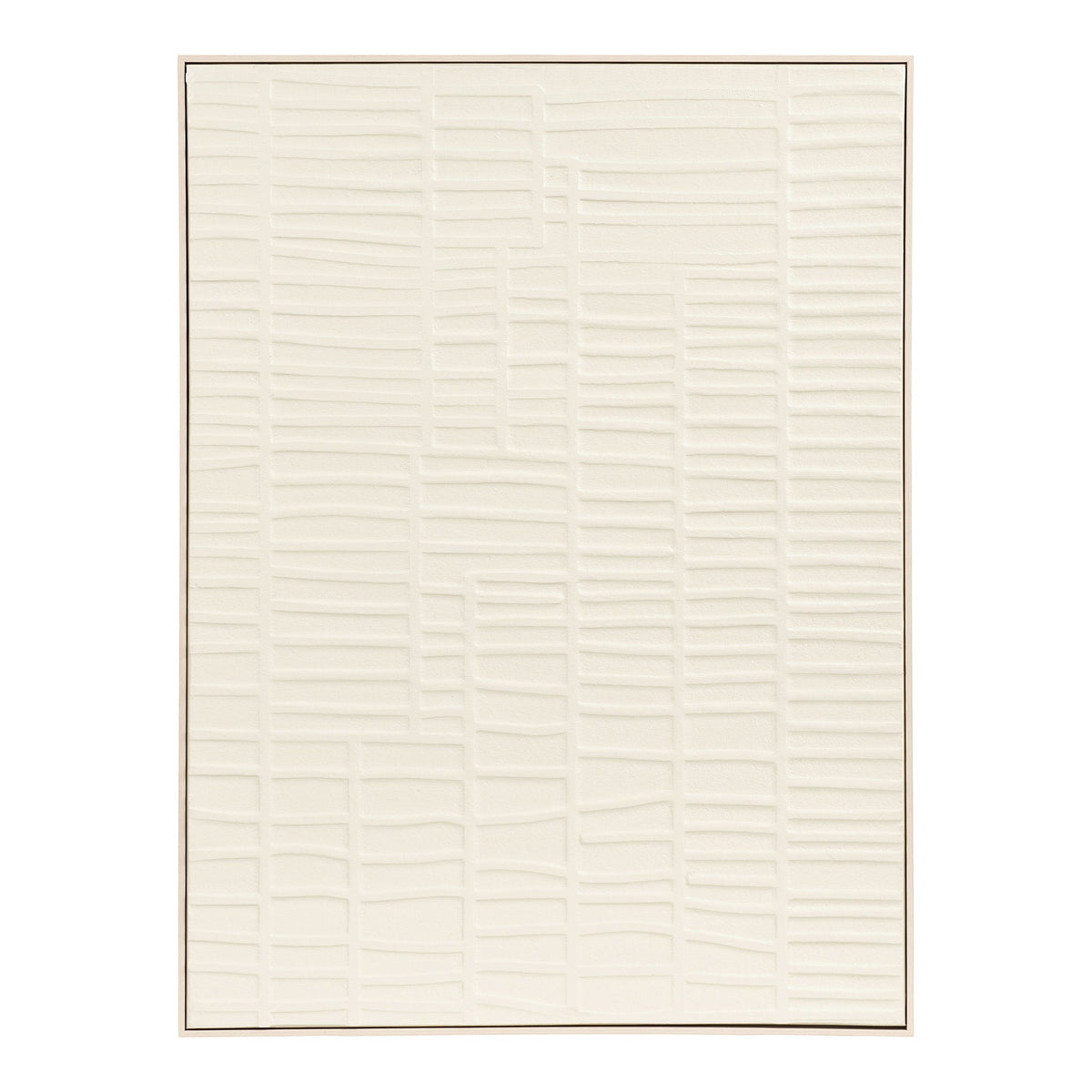 Beige Ena relief vægdekoration fra House Nordic, 60 x 80 cm