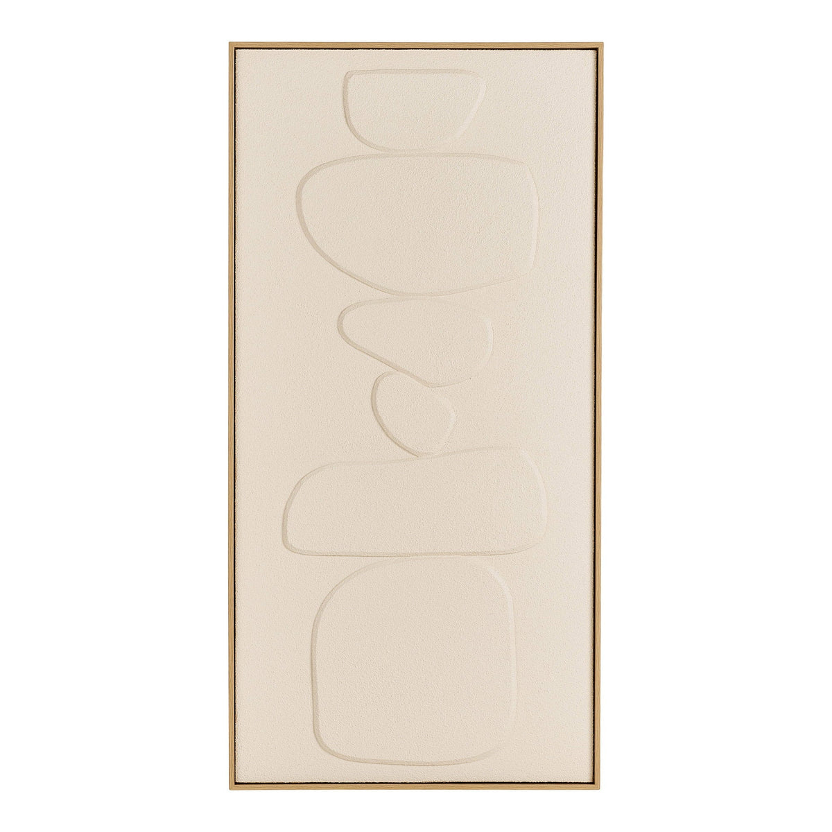 Victoria relief vægdekoration No.1 fra House Nordic i beige, 60 x 120 cm